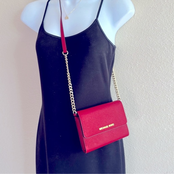 Michael Kors Red Crossbody Bag - Picture 1 of 14